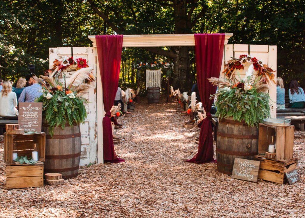 centennial barn - michigan wedding venues