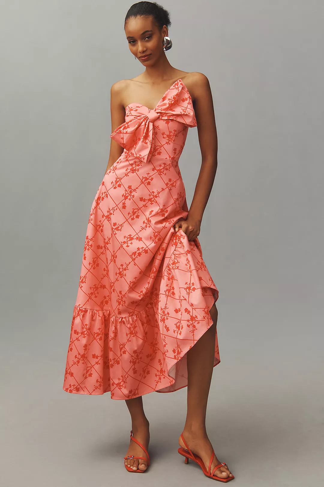 FANDEE Women Summer Semi-Formal Maxi Sleeveless Empire Waist V Neck A-Line Flowy Waist Belted Casual Vacation Cocktail Dress - Product Details